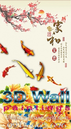 Tranh dán tường 3D D3D2061